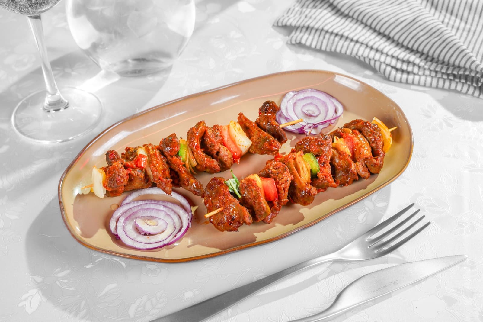 Suya Pepper Skewers